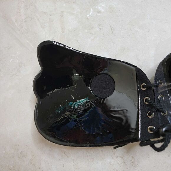 Self Adhesive Bra B Cup Backless Winged Goddess Black - Picture 6 of 10